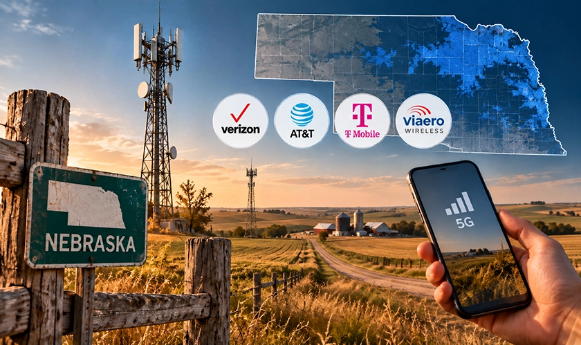 Best Wireless Carriers in Nebraska for Rural Coverage 2026